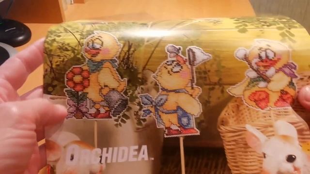 52: Вышивка крестом "Утки на палочке"обзор и немного о моих фиалках смотреть онлайн