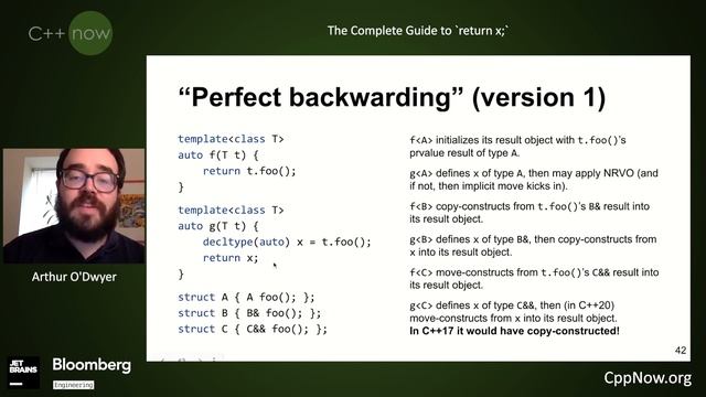 The Complete Guide to `return x;` - Arthur O'Dwyer - [CppNow 2021]