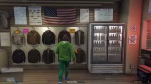 GTA Online-How To Dress As Grove Street Member Using The Bandana Glitch 1.35