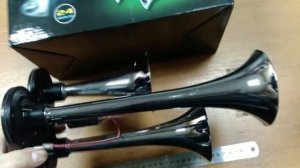 Сигнал дудка 3шт хром 165/230/295мм 24V