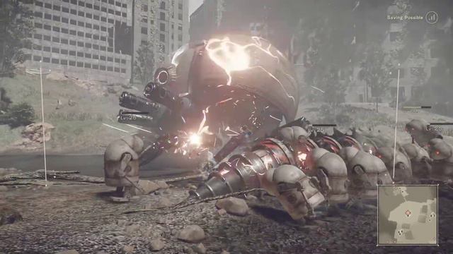 NieR:Automata™ Electric Machine Sphere Boss Fight - 2B (Part 27) смотреть онлайн