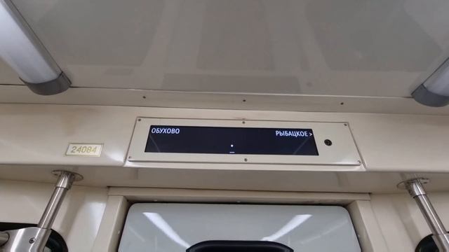 Электропоезд 81-722.3/723.3/724.3 "Юбилейный" на Невско-Василеостровской линии Петербургского Метро смотреть онлайн