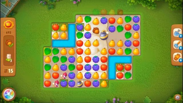 Gardenscapes Садовник ОСТИН #86 (уровни 690-697) Очистка водоёма и Домик для крылатых друзей