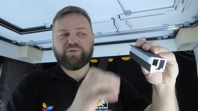 Новые SLIM профили от KRAAB. Теневой разделитель, потолочный Slim EUROKRAAB, Slim трек и карниз. смотреть онлайн