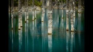 Удивительный затонувший лес: ОЗЕРО КАИНДЫ - подводный лес