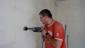 Коронка по бетону для подрозетников.