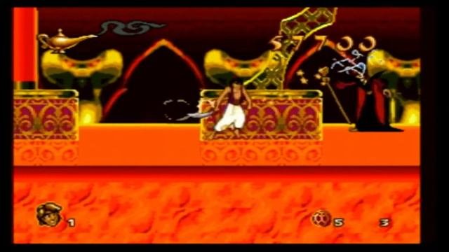 Aladdin (16bit) - #7  Джафар - Огненный змей (Финал)