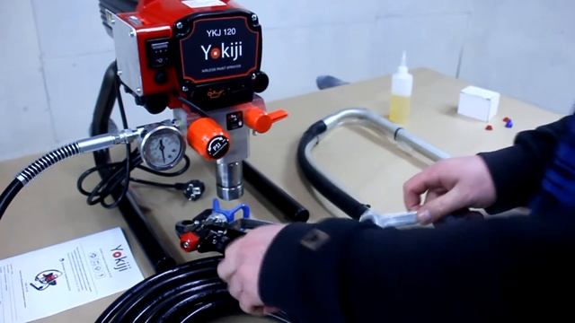 Обзор окрасочного оборудования безвоздушного нанесения Yokiji YKJ120.