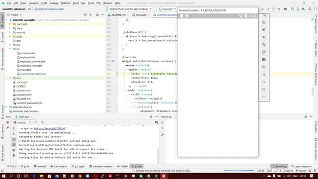 Flutter Scientific Calculator App Project | Android Studio
