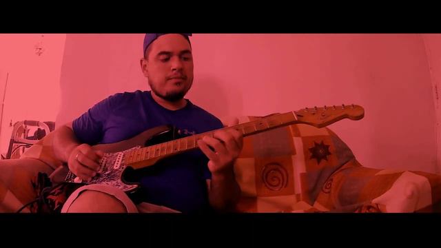 Fender Stratocaster Solo guitar with minimal backing track made in home!!! смотреть онлайн
