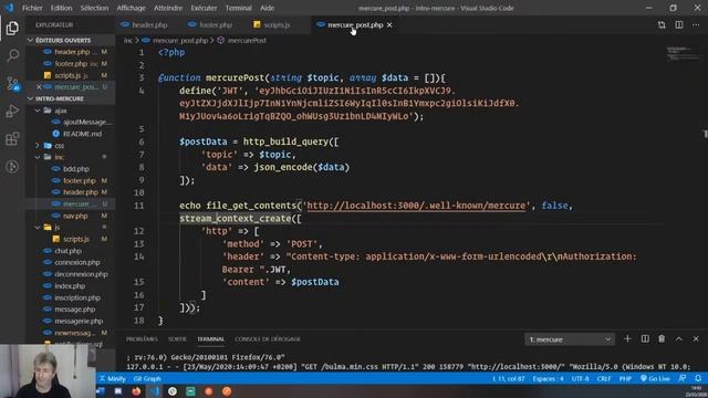 Live Coding : Notifications temps réel avec Mercure смотреть онлайн