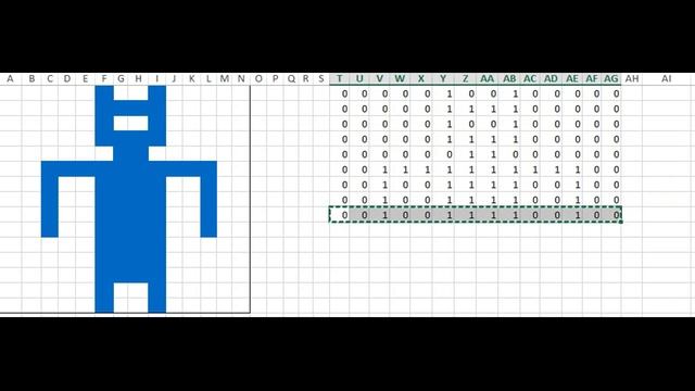 Миша рассказывает о принципах кодирования растрового одноцветного рисунка смотреть онлайн