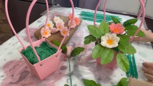 Сборка букетов из мыла .Цветы