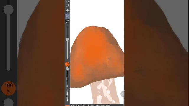 Time-lapse mushroom study- #Funguary prompt 17- autumn skullcap #draweveryday2022 #timelapseart