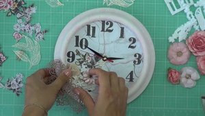 TUTORIAL altered clock | МК декор настенных часов