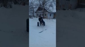 Снегоход из мотоблока