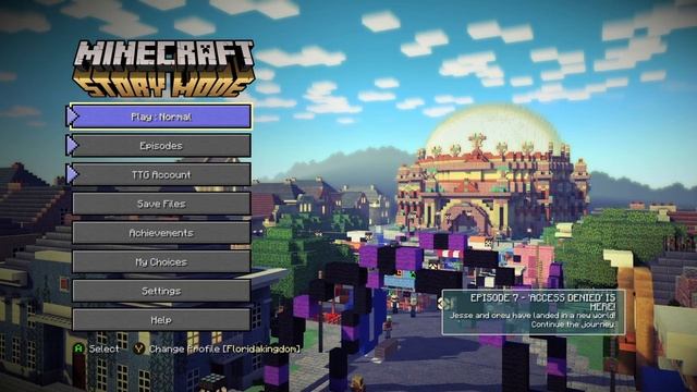 Minecraft Story Mode  Main Menu Theme  2 HOUR LOOP
