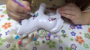 Украшаем единорога/Colour'n'Style Unicorn, Crayola