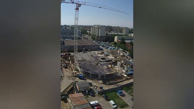 Работа башенного крана. TEREX COMEDIL смотреть онлайн