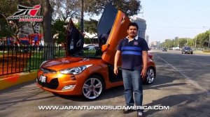 HYUNDAI VELOSTER TUNING PUERTAS LAMBO LIMA PERU