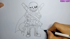 How To Draw Ink Sans Phase3 Cách Vẽ Sáng Tạo Sans