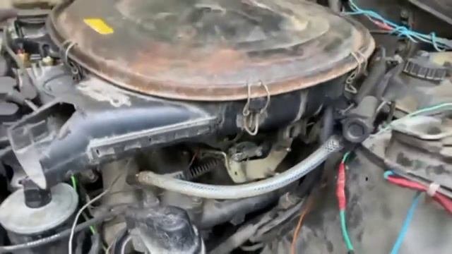 124 Mercedes на карбюраторе !  Часть 000015.