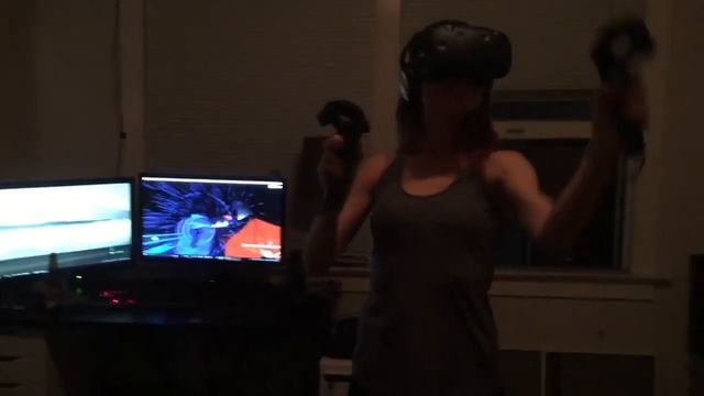 Fun with a dancey VR game [HTC Vive | AudioShield] смотреть онлайн