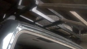 Выдвижная лестница на экспедиционник УАЗ Патриот