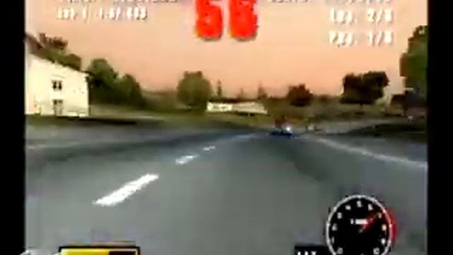 Burnout GameCube Gameplay - First-person view смотреть онлайн