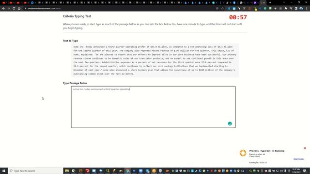 Automating a typing test смотреть онлайн