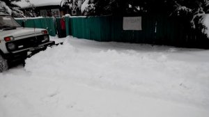 отвал на ниву, уборка снега