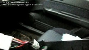 #11. Замена ламп кнопок подогрева сидений Hyundai Getz