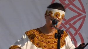 Любовь Басурманова, игра на гуслях #фестивальрусскойсказки #Дрезна