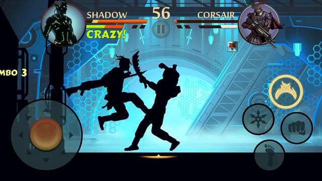 Shadow Fight 2 Defeating Corsair **ON IMPOSSIBLE** смотреть онлайн