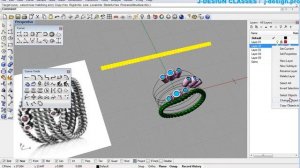 Моделирование кольца из веревок в Rhinoceros. Ring of ropes 3d modelling tutorial for jewellers