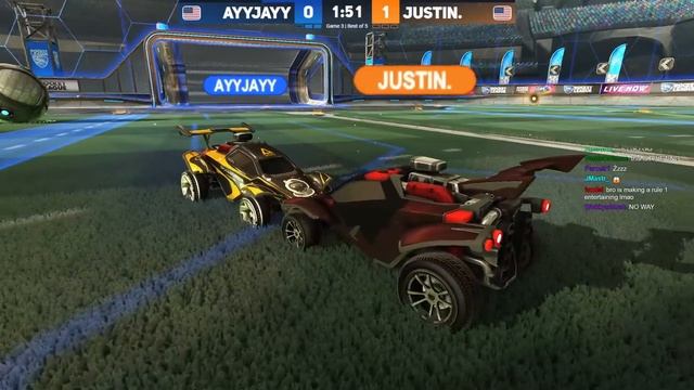 Justin. vs AYYJAYY | Rocket League 1v1 Showmatch смотреть онлайн