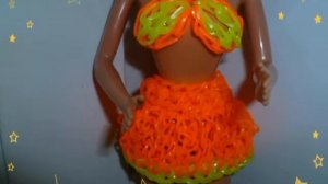 Одежда для кукол из резиночек.