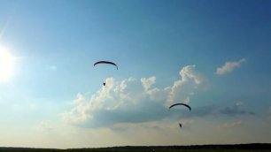 Параплан с мотором. Paragliding with a motor.mp4