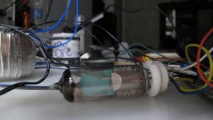 Ламповый усилитель. Индикатор на 6Е1П  "Зеленый глаз"