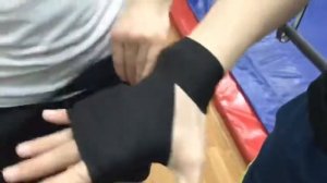 Бокс,мотаем бинт 4.5 м.