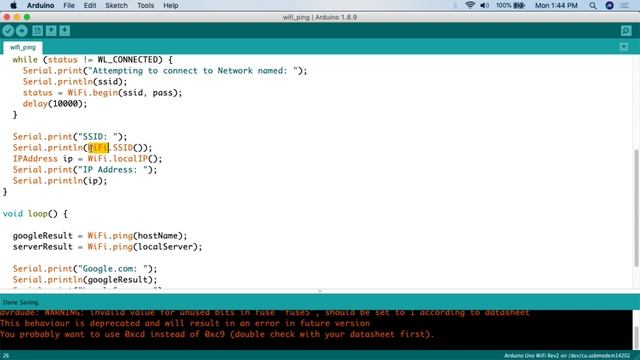 Ping Servers with Arduino Uno with WiFi смотреть онлайн