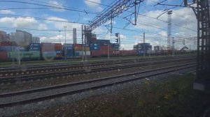 Ленинградское направление. Поездка на ЭТ2М от Ховрино до Ленинградского вокзала (часть 1)