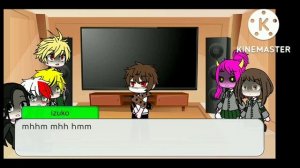 MHA react to deku aus but different #mha#bnha#gacha club