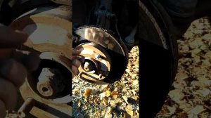 Замена шпильки Nissan Almera classic N16 без снятия суппорта и тормазного барабана