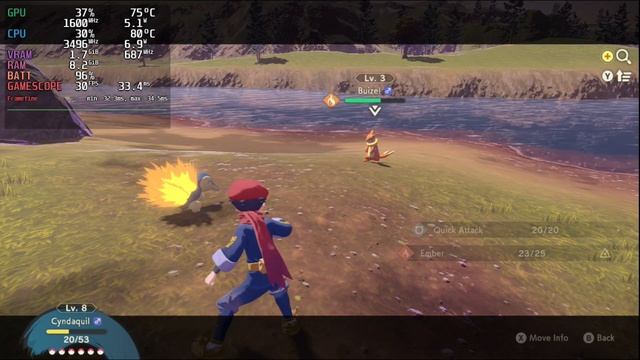 Pokémon Legends: Arceus | SteamOS 3.5.7 | Yuzu EA-4099 | Steam Deck 720p@30FPS