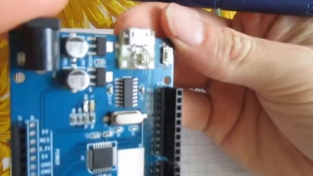 Arduino UNO R3 замена разъема USB B на micro USB смотреть онлайн