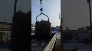Приспособление для погрузки сена на манипулятор