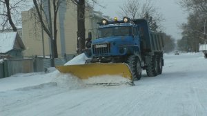 Улицы Дальнереченска убирают от снежных осадков