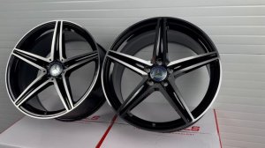 Диски SRL DQ027 19 8.5/9.5J 5X112 66.6 вес 9,2kg Black Machined Face