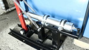 Robot grate shaker. Solid fuel boiler. Робот. Встряхиватель колосников твердотопливного котла.